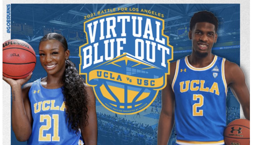 WoodenFund's tweet photo. Join us for the #VirtualBlueOut this season when @UCLAMBB and @UCLAWBB take on our cross town rivals! Purchase your commemorative tickets today! π΅π»π‘ #GoBruins
Learn more: https://t.co/0ebsWSbW2u https://t.co/5cWbKXS0RE