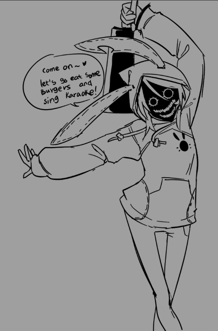 My friends want me to draw Cielito more so here she is in her most adorable! Will you go out with her? 