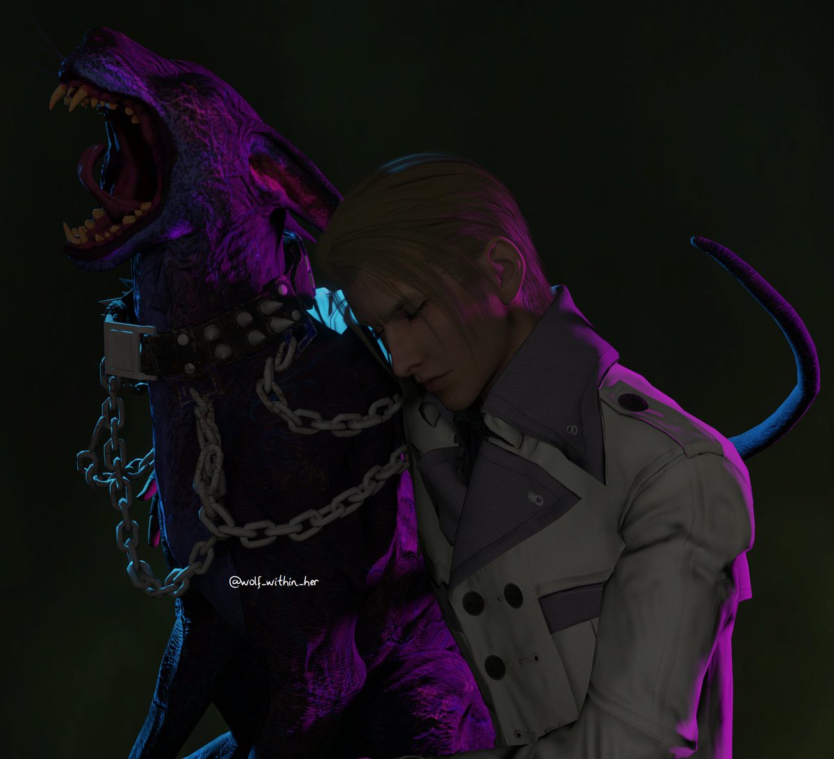 wolf_within_her's tweet photo. Sleepy Bois~ Rufus and Dark(Nation)Star
#FF7R #RufusShinra #darknation #FinalFantasyVIIRemake https://t.co/Wvez9IBqN9
