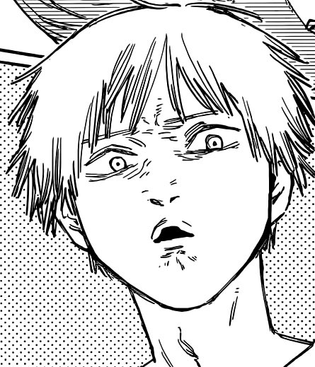 About denji’s journey as a character. He learns about different emotions and ways to see the world around him from point 0 unlike other Shounen MC’s that already have their Morals and ideals set for them(Asta, Deku, etc.) and Us as readers can kinda relate to his decisions