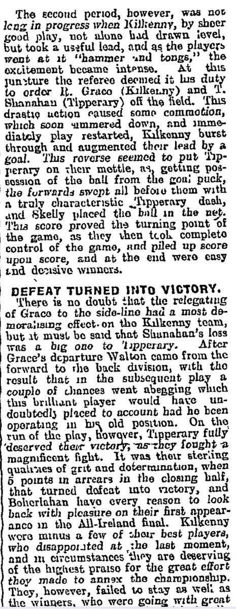 The 1916 All-Ireland Senior Hurling Championship Final had originally been fixed for the 3rd of December 1916 but the  @officialgaa could not secure special trains from the railway companies to transport fans it was decided to postpone the match  #corkhurlinghistory