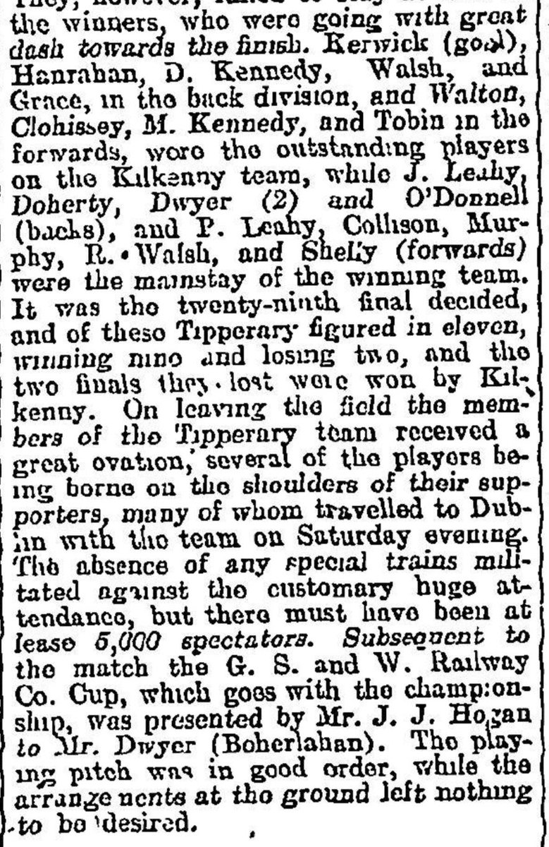 The 1916 All-Ireland Senior Hurling Championship Final had originally been fixed for the 3rd of December 1916 but the  @officialgaa could not secure special trains from the railway companies to transport fans it was decided to postpone the match  #corkhurlinghistory