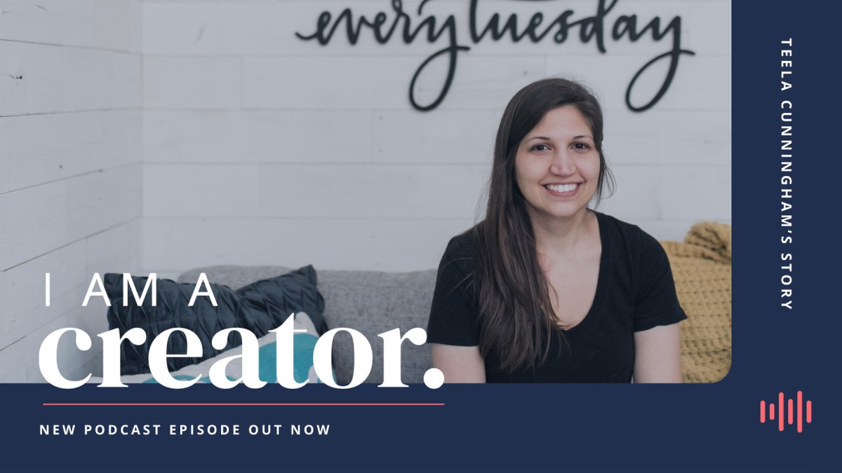 kit's tweet photo. *New podcast episode* The 5 month runway @teelacunningham https://t.co/k0Y4YNKKeB
#CreatorStory #creatingbravely #createeveryday #IAmACreator https://t.co/eJn2jE0N92