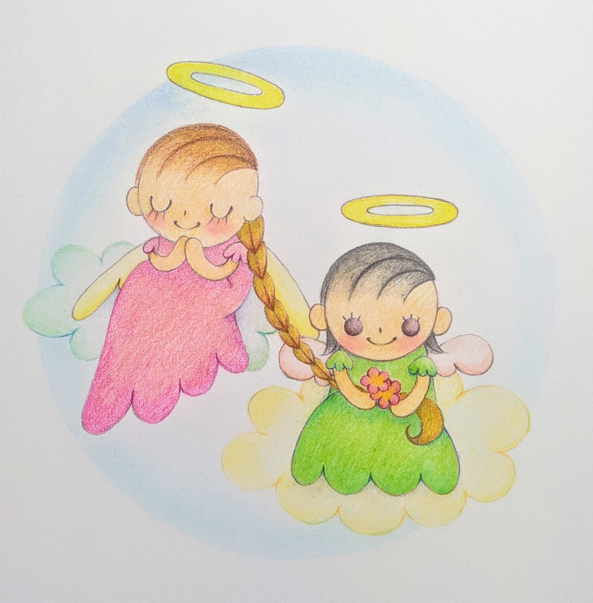 目に見える優しさと 目に見えない優しさ イラスト好きと繋がりたい 絵師さ 天使の落書き帳のイラスト 目に見える優しさと 目に見えない優しさ イラスト好きと繋がりたい 絵師さ 天使の落書き帳のイラスト