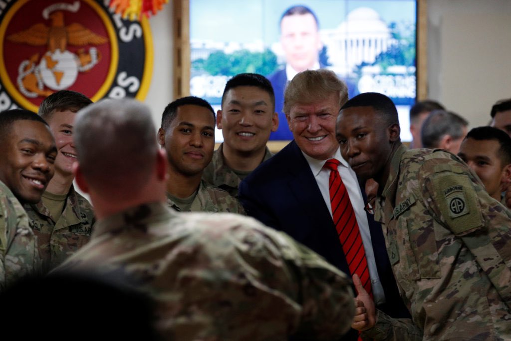 ColumbiaBugle's tweet image. A President who loved our troops.
