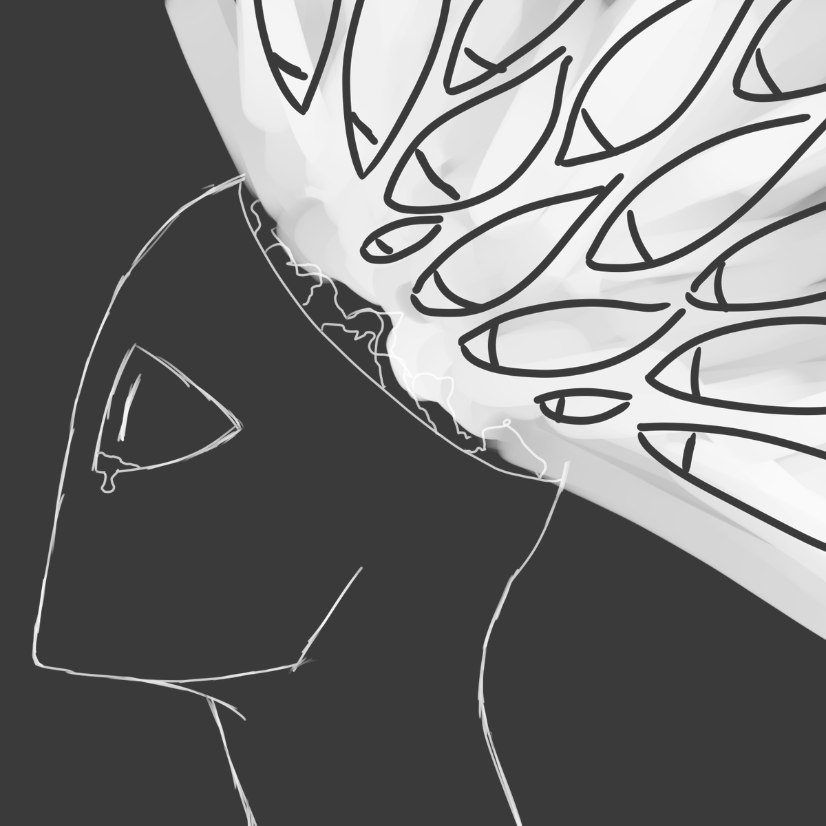 wrenagen's tweet photo. a few versions of something i did earlier.
that's all for now, ill post more things as i draw! https://t.co/iT2B5DmfGG
