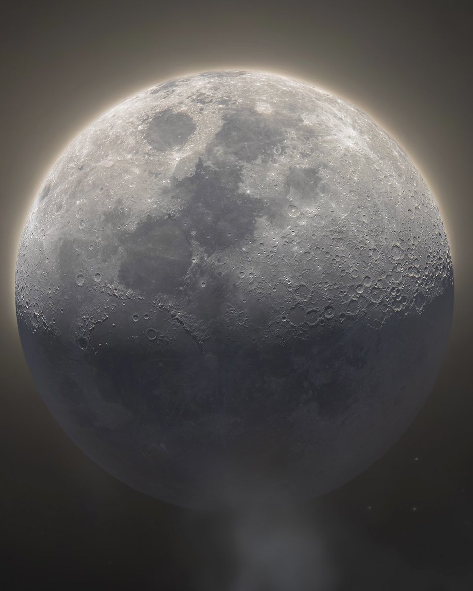 The #Moon meets #Mars  and #uranus tonight (Composite Image)