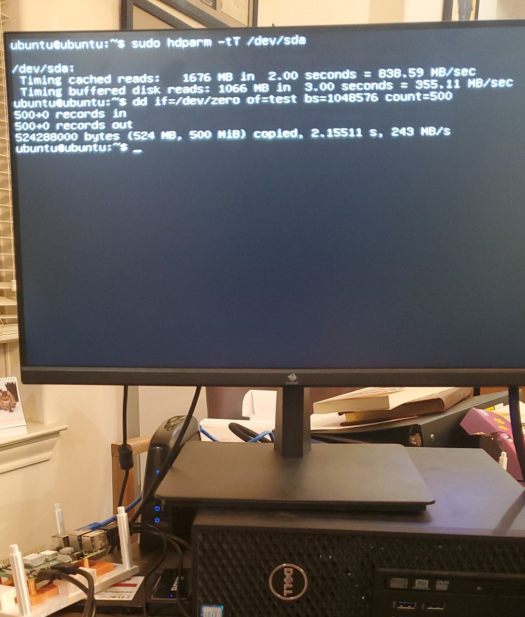 milsman2's tweet photo. #backtobasics Step 1. Installed #ubuntu #64bit 20.04.1 #LTS on #raspberrypi #usbboot
#todo
install #HA #k3sup with 6 nodes
install @Rancher_Labs #Longhorns
Secure tunnel with #inletspro
#kubequake
Look at those #sataiii #numbers @alexellisuk @inletsdev 😲😲😲 https://t.co/DDsxuRb4SI