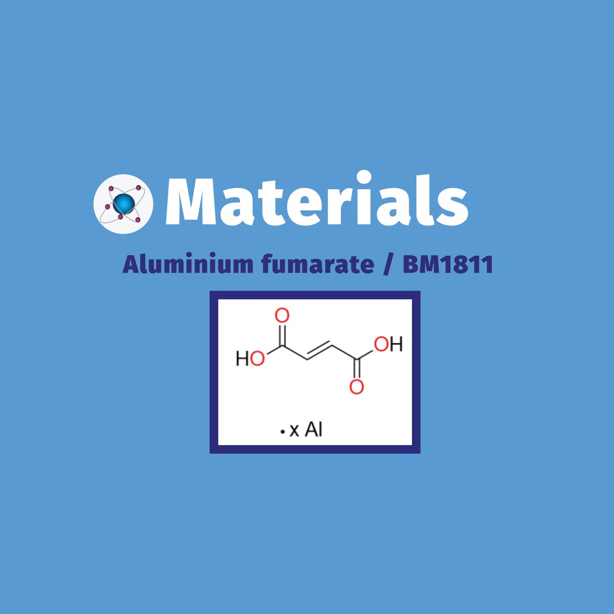 BoronMolecular's tweet photo. Aluminium fumarate (BM1811) is now available in our Catalogue๐! Follow the link to check out.
It is a non-hazardous water capture material that can be regenerated under very favourable conditions. #Aluminiumfumarate #mofs #waterfromair #watercapture
https://t.co/gVuwpmG8xw https://t.co/eHLOW0nGfg