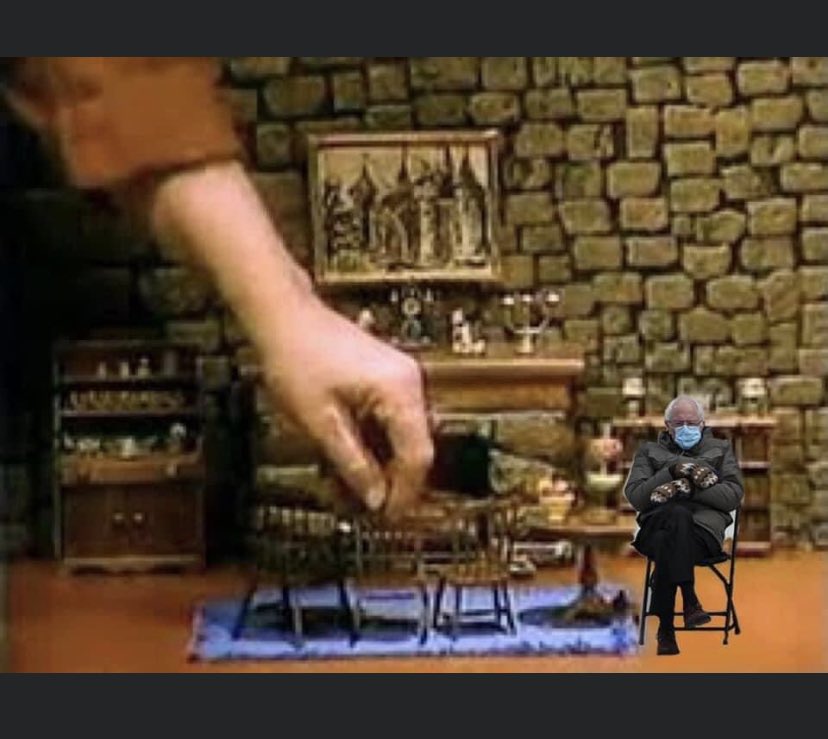 My favourite Bernie meme. My Canadian friends will get this!