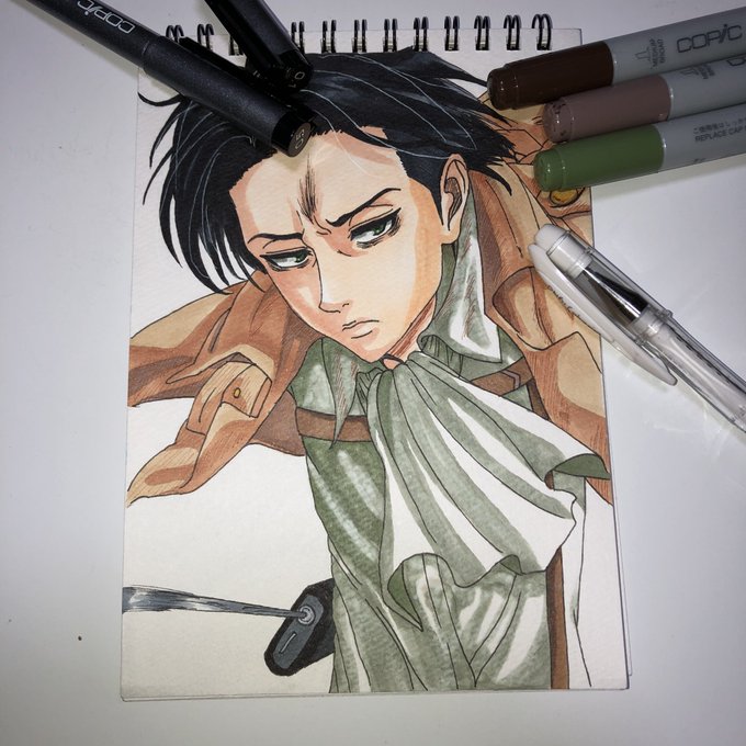 リヴァイ アッカーマンのtwitterイラスト検索結果