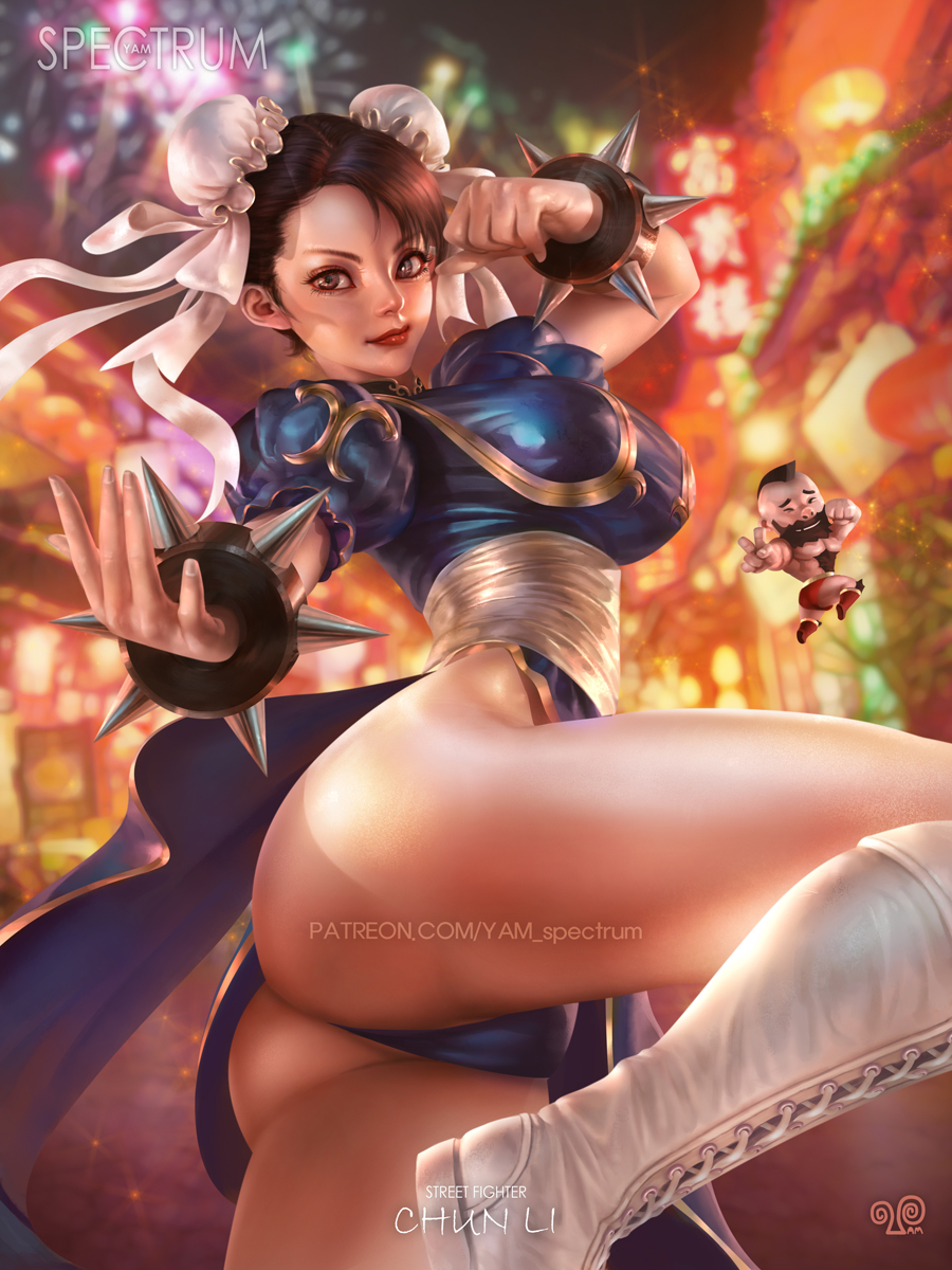 chun li of street fighter http://www.patreon.com/YAM_spectrum http://gumroa...