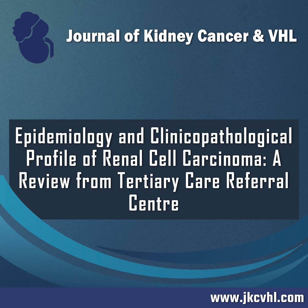 Epidemiology and Clinicopathological Profile of Renal Cell Carcinoma:  Review from Tertiary Care Referral Centre
Complete article available at 
jkcvhl.com/index.php/jkcv…
#renalcellcarcinoma #kidneycancer