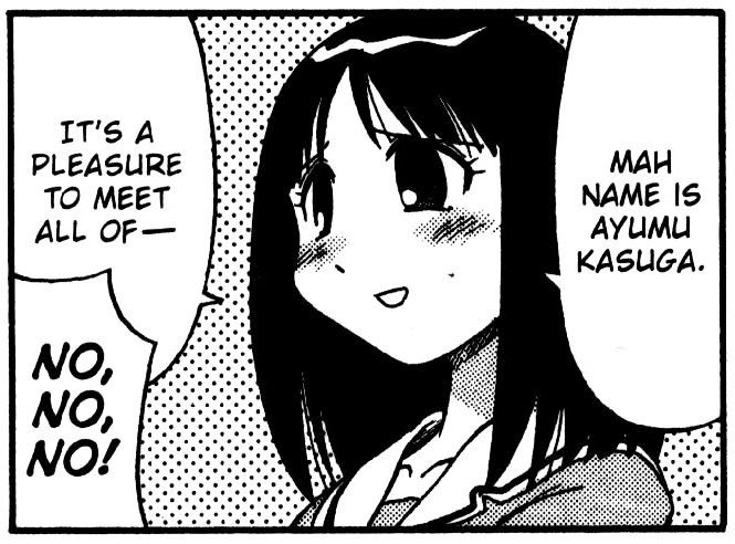 osaka isn't changed much, she has slightly clumpier hair and somewhat rounder eyes but for the most part she's basically the same in the old panels as the new ones. her changes mostly come from older comics where her design wasn't fully decided on yet