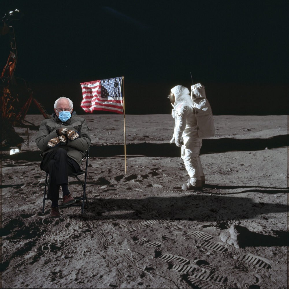 ThadBookman's tweet photo. Who was really on the moon first? https://t.co/oZnx2TXhvi