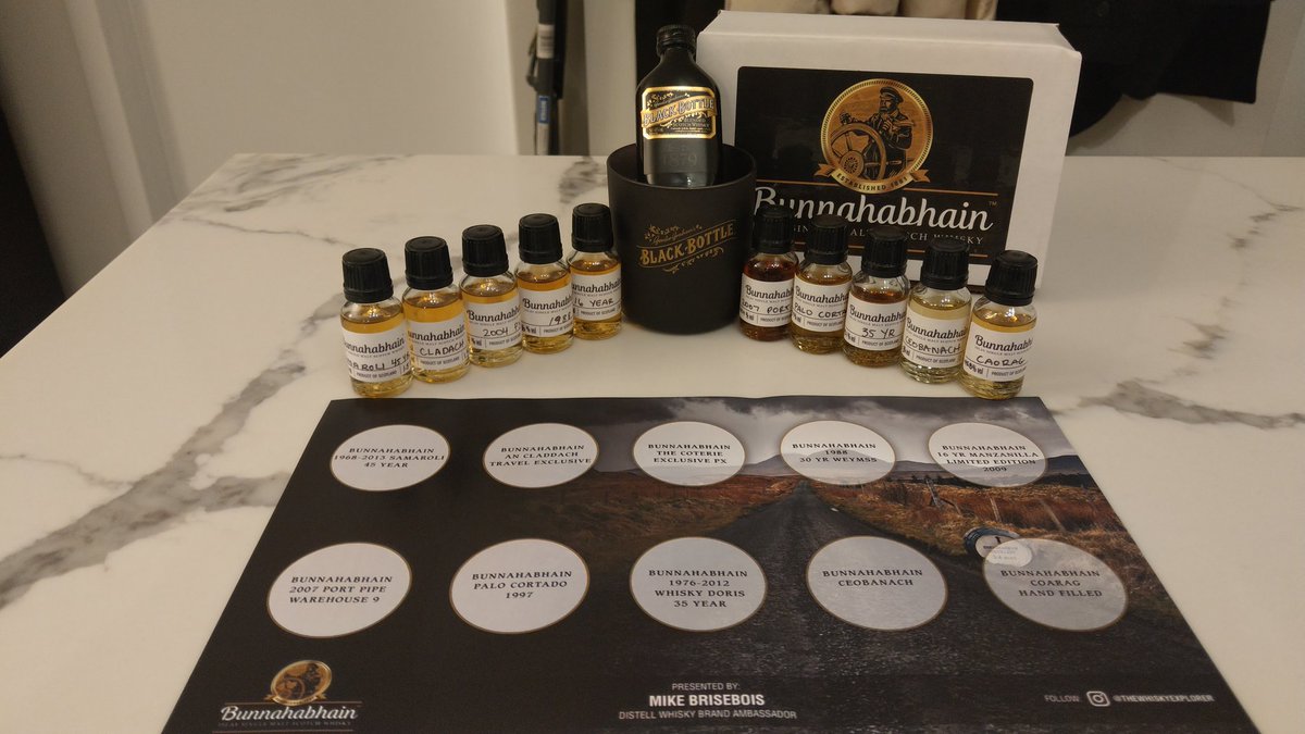 I guess lockdown isn't that bad, when you get to share it with 10 new friends and few of old ones too! <a href="/TCotie/">Tyrone Cotie</a> <a href="/RatherBeOnIslay/">Benoit Bailey</a> <a href="/WhiskyScores/">Emmett Hossack</a> <a href="/maltmancanada/">Mike Brisebois - The Whisky Explorer</a>