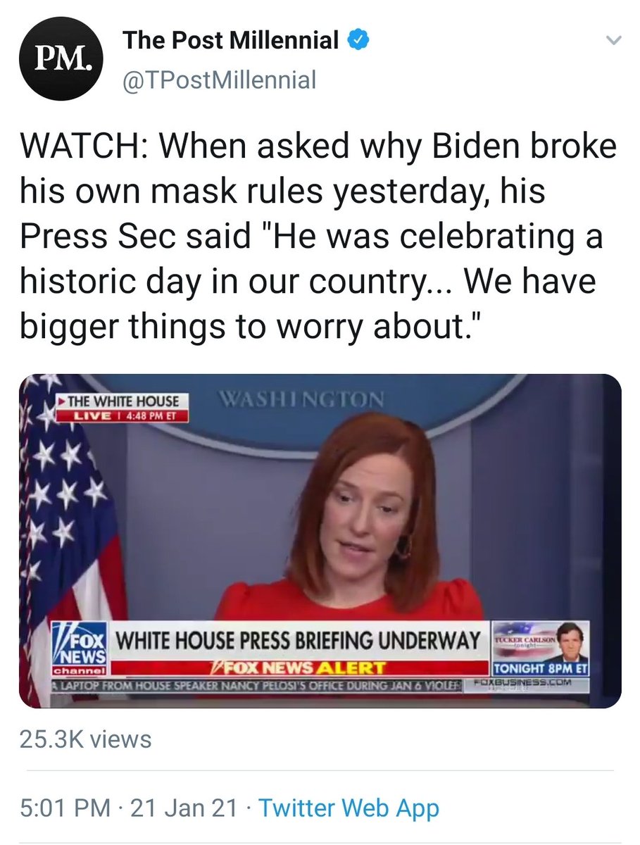 When Trump takes his mask off vs. when Biden takes his mask off