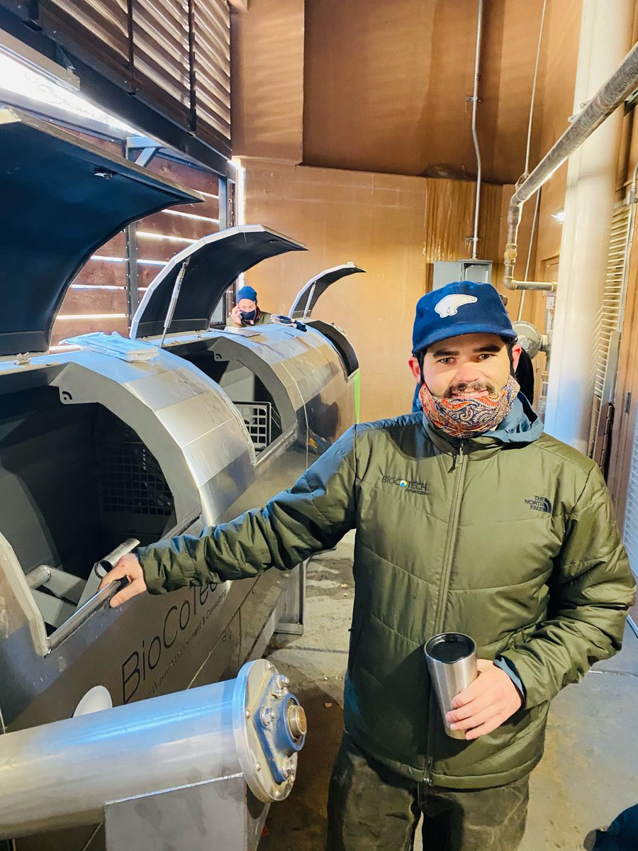 BioCoTechAM's tweet photo. The BCTA team has arrived at Taos Ski Valley, NM for the official commissioning of a BioSpeed M4. The resort will be diverting 100,000+ lbs. of food waste per year from landfill and utilizing the compost across the resort. @TaosSkiValley #BioCoTechAmericas #compost https://t.co/JTS29sYyNw