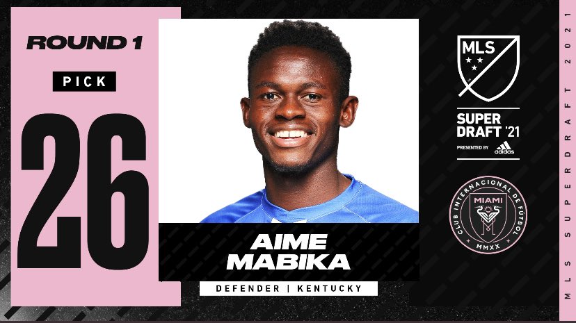 BIG CONGRATS to you <a href="/TweetsbyAime/">Aimé</a>! You couldn’t be more deserving of the success! #hardworkpaysoff #NextLevel #MLSSuperDraft