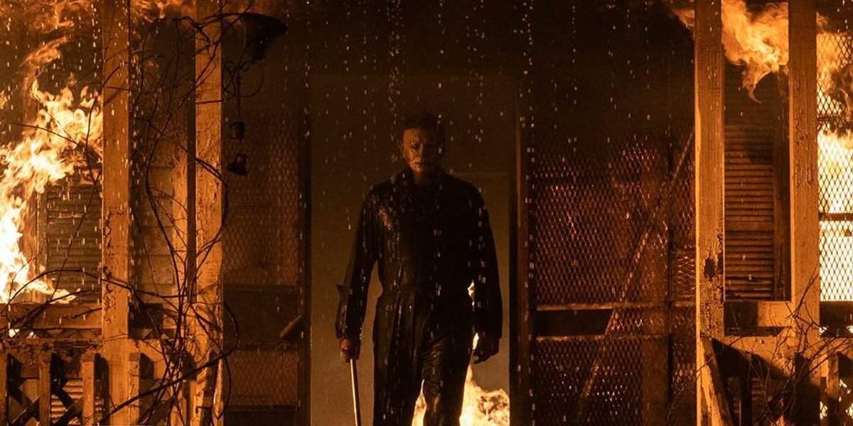 Citicinemas's tweet photo. #DesdeElSet 🎬 el miedo de la comunidad, la paranoia y la desinformación serán los protagonistas en #HalloweenKills. Dale un vistazo a lo que te espera en octubre en #Citicinemas 🎃 https://t.co/bdDXw4c1Ll