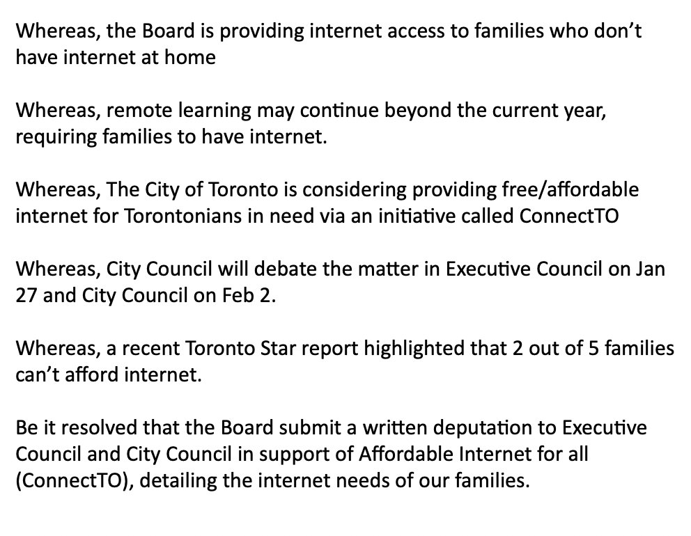 normsworld's tweet photo. Just moved this motion in support of the affordable internet for all, especially for the vulnerable and underserved at the city, called #ConnectTO. Learn more here and consider deputing, h/t @biancawylie for making me aware of it! https://t.co/ChbAJ3G3mh #topoli #Onpoli #onted https://t.co/LmzjnhZeJX