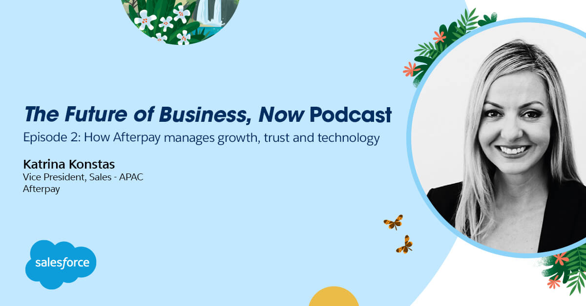 Don't miss this episode to hear from <a href="/kkonstas/">Katrina Konstas</a> on how <a href="/afterpay_au/">Afterpay</a> has achieved incredible growth delivered at scale and speed #businessgrowthtips <a href="/salesforceapac/">Salesforce APAC</a>