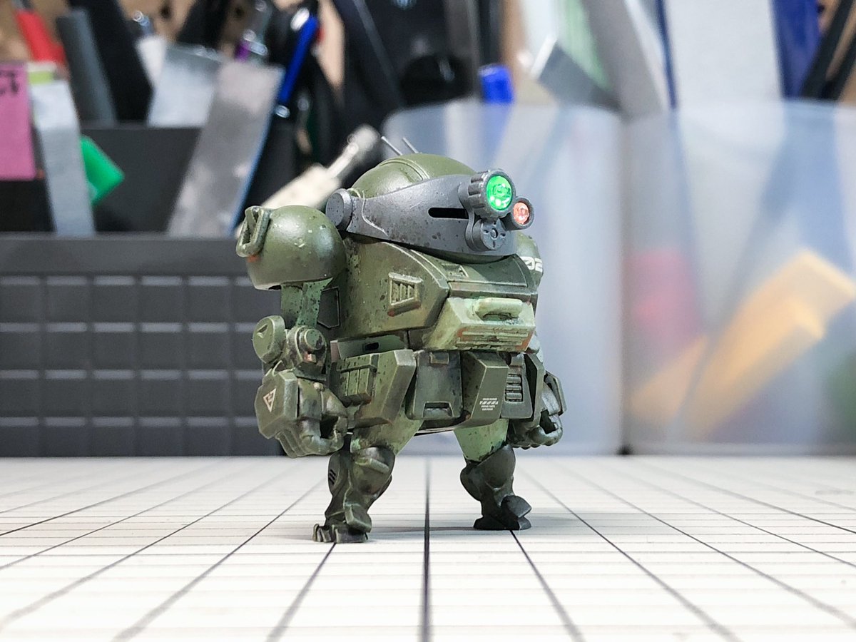 gm_ippan's tweet photo. ちょうど完成したので旬なタグじゃ。
 #筆塗りで作った作品を晒して自慢しよう https://t.co/35OOYMBQ7F