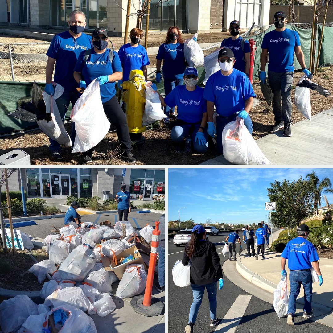 AmericanFirstCU's tweet photo. We’re giving back and cleaning up the city of our upcoming new branch in Eastvale, CA. American First Credit Union is coming soon to The Merge (next to Sprouts)! #CaringFirst #Eastvale #CreditUnions #RiversideCounty https://t.co/zEDVGSdGtu