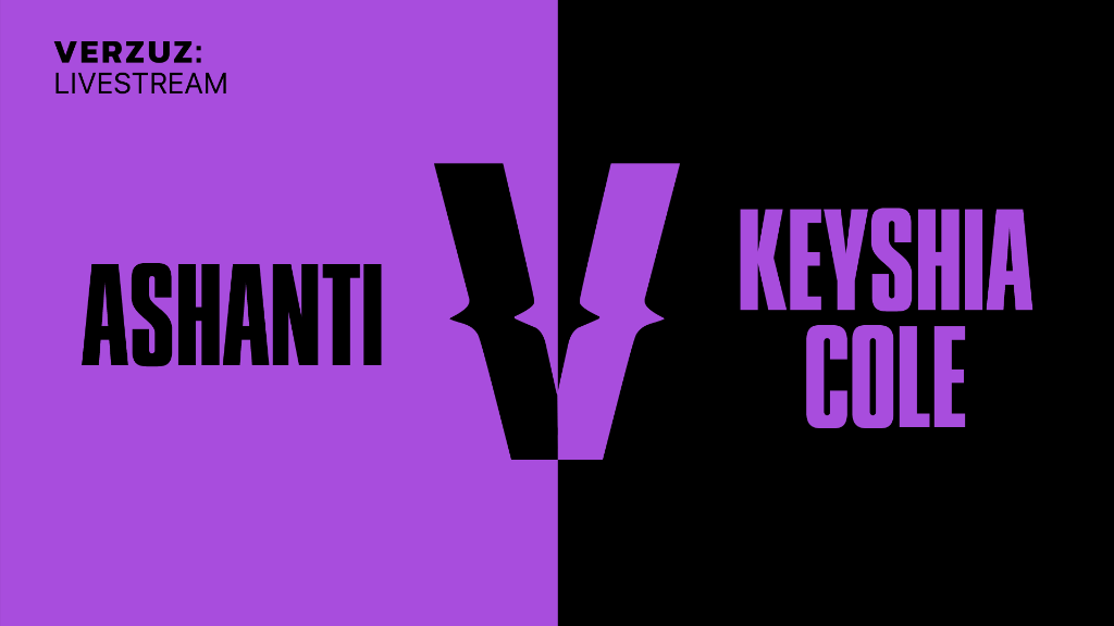AppleMusic's tweet photo. Showtime.

@ashanti x @KeyshiaCole go head-to-head in a new #Verzuz battle. @verzuzonline

Watch now: https://t.co/7t7uo2aPMp https://t.co/jcCM5phabk