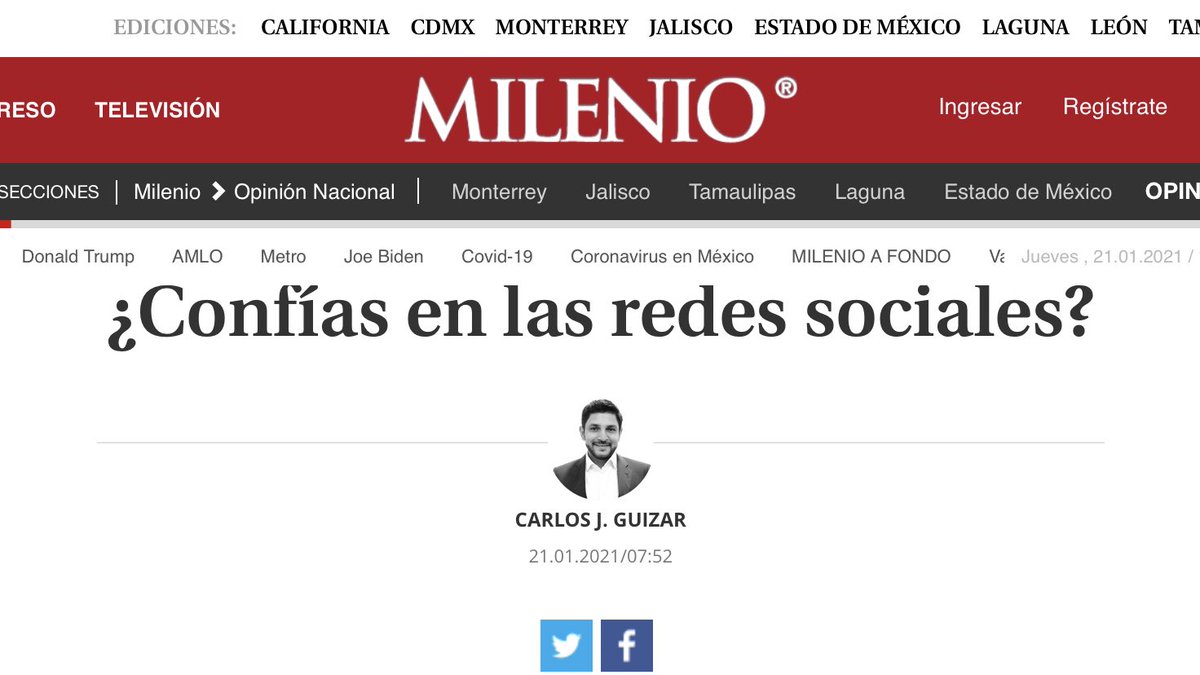 ¿Sabías que la humanidad pasa más de 10 mil millones de horas al día en las redes sociales?

❗️Más de la mitad de la población mundial usa #RedesSociales y la cifra va en aumento porque cada día se suman dos millones de nuevos usuarios.

👉Lee más👉 bit.ly/ConRS