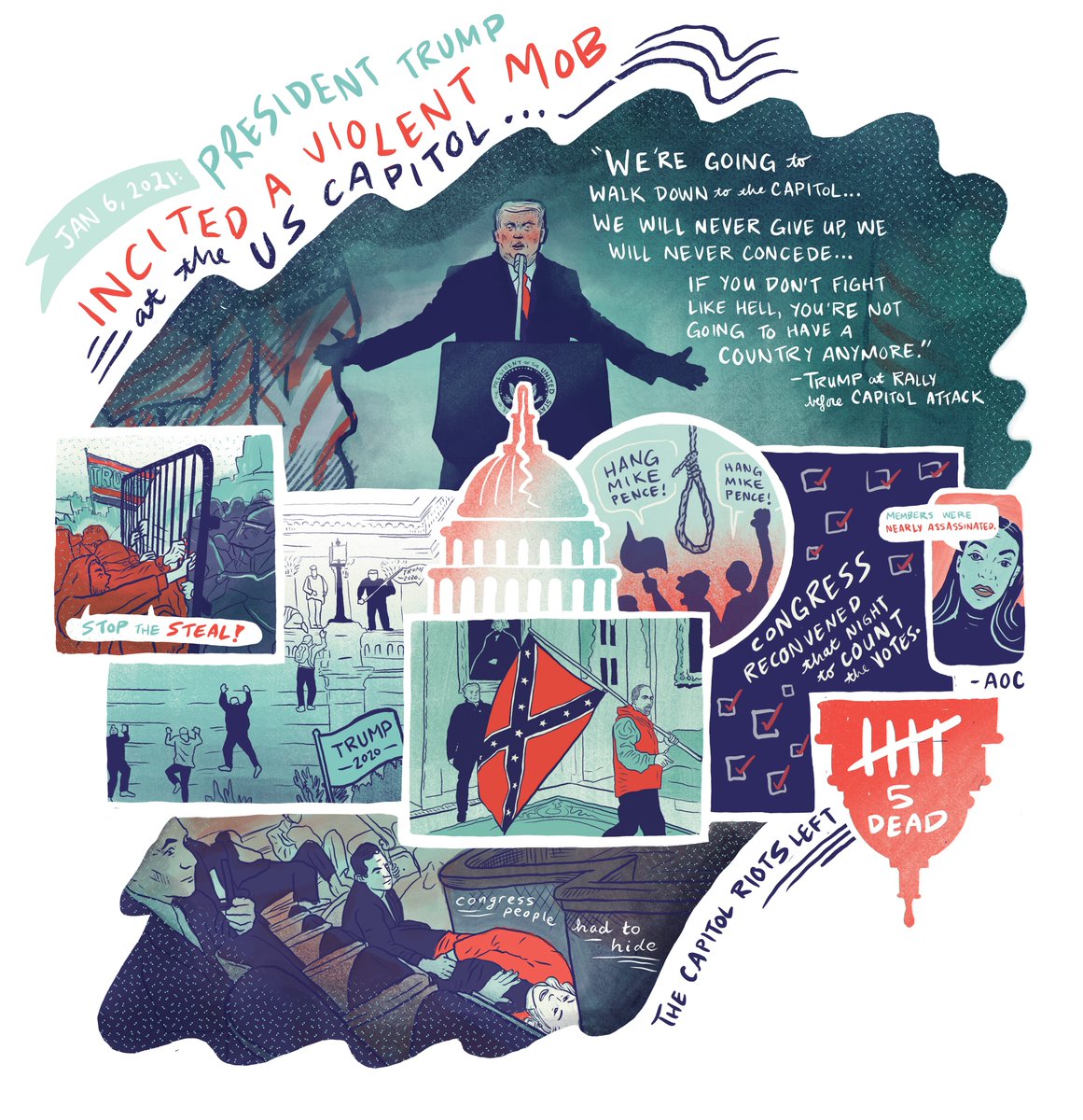 egbeier's tweet photo. Proud to share some illustrations I created for @choosedemo's legacy website, https://t.co/tjw4uCAFUu. This was an amazing team to work with. Democracy survived this election, and we must continue to defend it! https://t.co/L1VXosPJiz