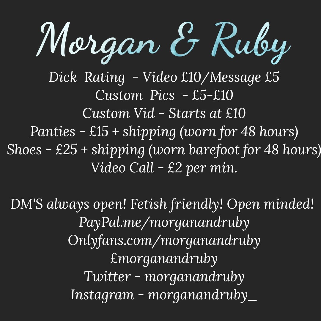 MorganAndRuby's tweet photo. We're ready. Our DM's our open. Slide on in 🥵😉 https://t.co/4rJOXYjndq