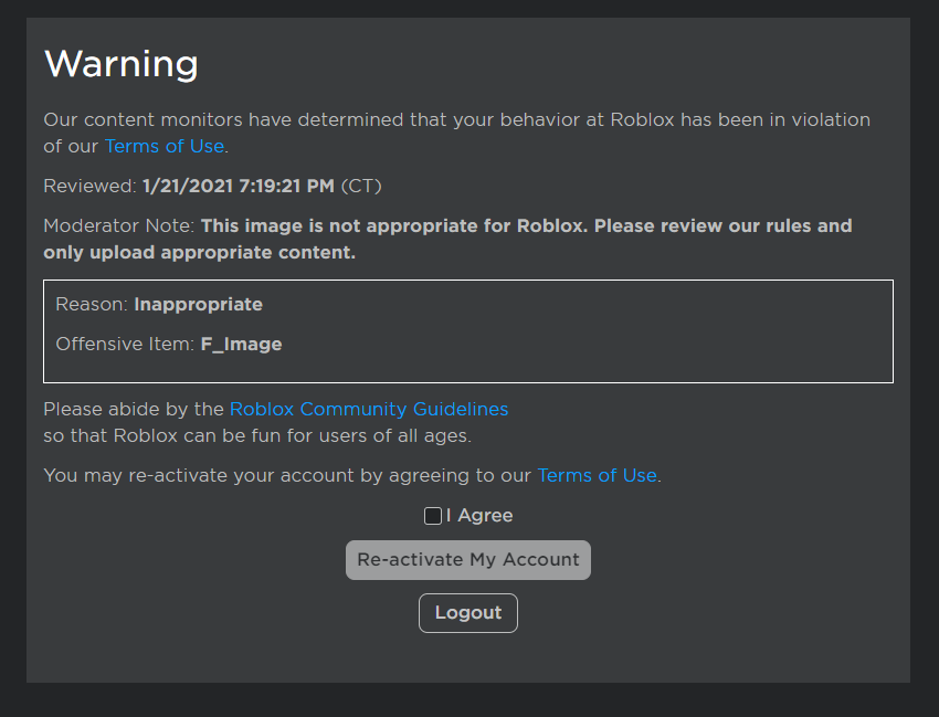 RealFxbian's tweet photo. @SharkBloxYT lol got a warning for uploading this image of an F https://t.co/OIpxX9syQt