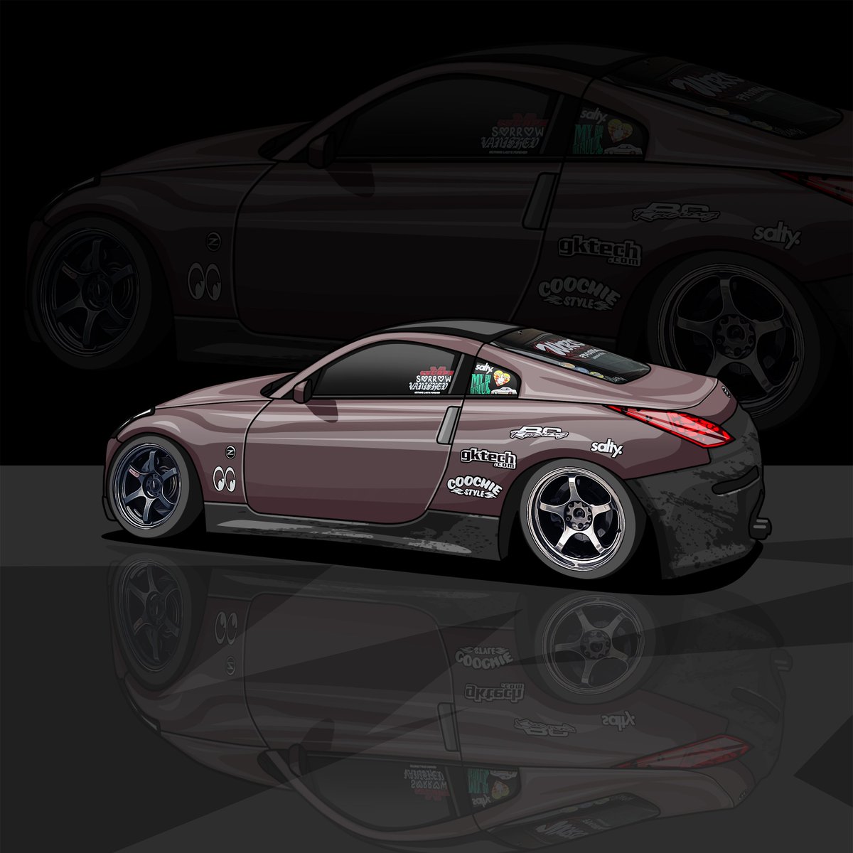 Junecal3's tweet photo. Pay tribute to everyone who plays with the car.
#z33 #350z #fairladyz #nissan #nismo #vq#vq35 #vqfamily
#zociety
#pr0ud #pr0ud_crew #proudcrew
#stance
#jdm #usdm
#frontlinewheels #flm03
#meganracing #meganracingjapan
#vorshlagdesign
#chargespeedjapan
#universalairjapan https://t.co/UD6AkrtOoj