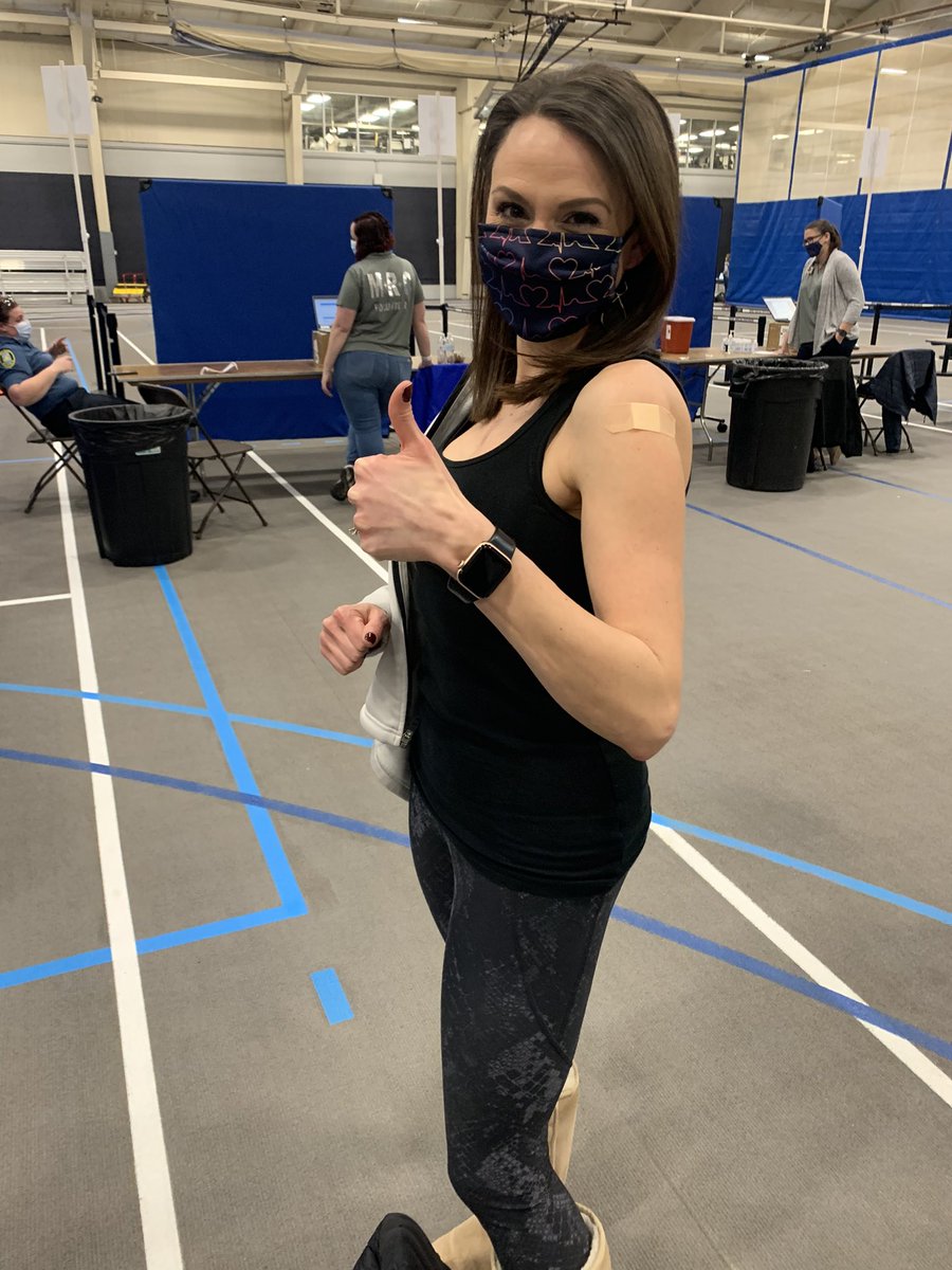 Here’s to hope, here’s to the future, here’s to seeing family and friends! Here’s to less anxiety, here’s to saving lives, and here’s to a heart condition finally being a good thing so I could get the vaccine sooner 🤣 

Thank you Bethlehem Health Bureau &amp; staff helping today!