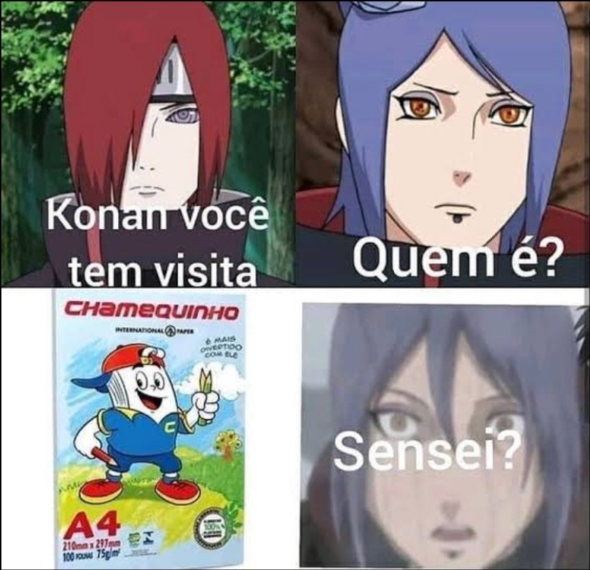 Konoha Memes  Eu seria membro da Akatsuki e vocês