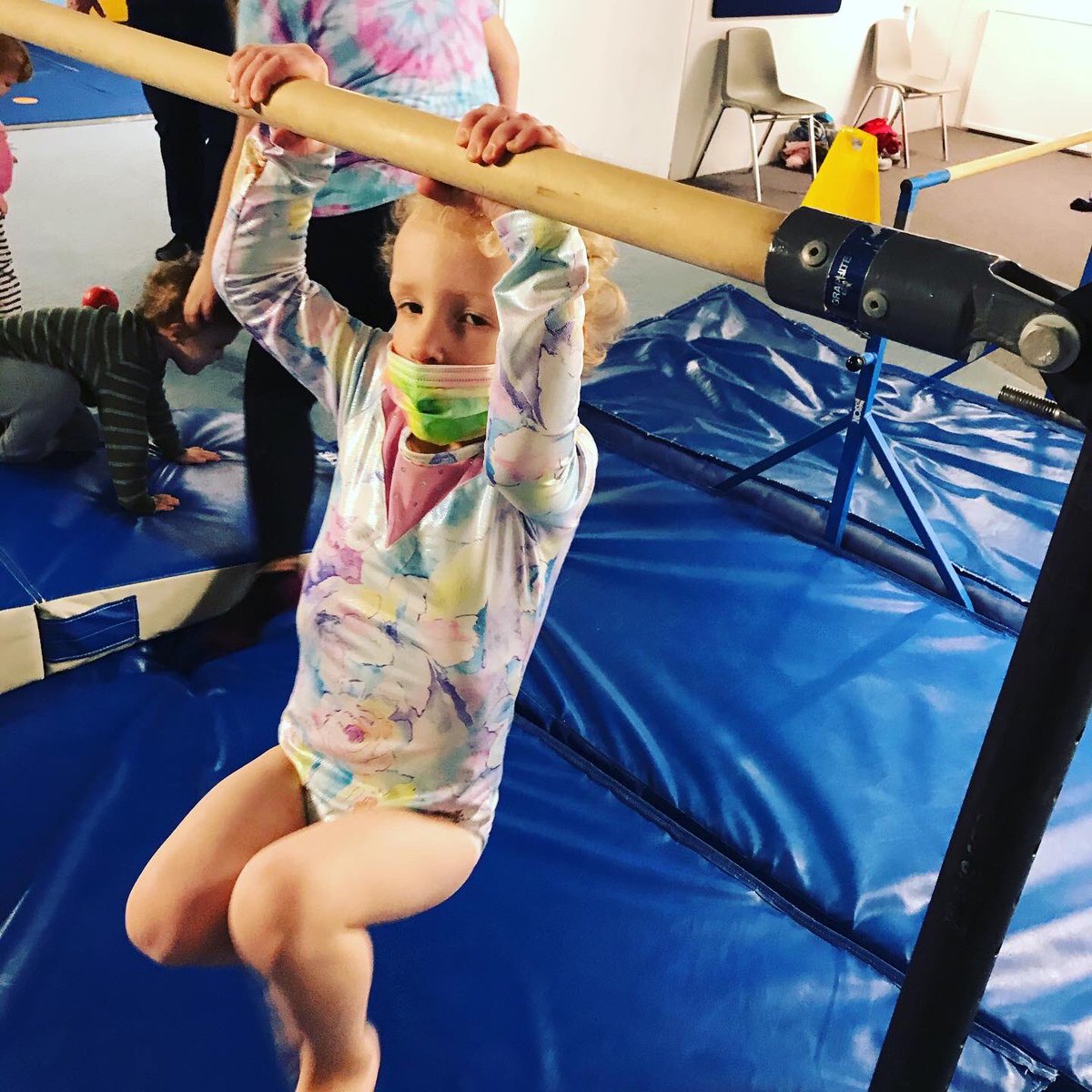 Coach_Lewin's tweet photo. Tonight was Nora’s first gymnastics session!  With all the covid restrictions it has been hard to find social/athletic activities for toddlers.  To say the least, we were excited for her first class.  Nora did amazing and impressed all of us.  #NorasJourney https://t.co/liSryHDCLm
