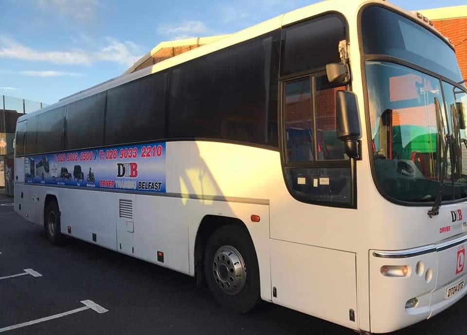 drivertheorybel's tweet photo. All dressed up and nowhere to go...for now! The DTB fleet is ready and waiting - are you? #DTB #Taxi #Lorry #Bus #DVA #BelfastHour #PSV #HGV #LGV #PSV #TDPT #CPC #Theory #Driving #Lockdown https://t.co/IpnlELDobK