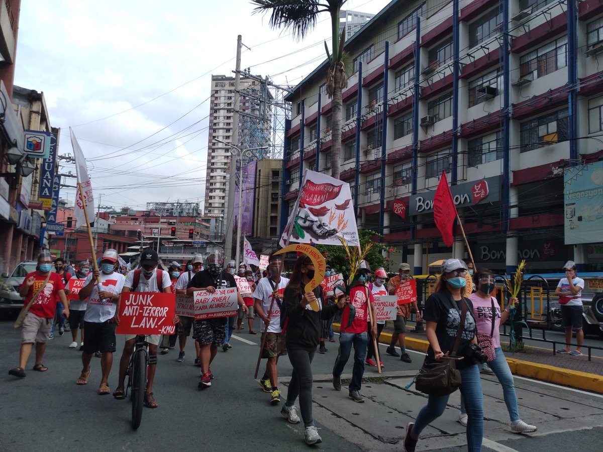 They also demand the junking of the Anti-Terror Law, which peasant grouos say criminalizes the fight for land reform.