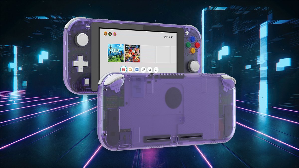ExtremeRate's tweet image. Who else loves atomic purple? 💜

#switchlite #nintendoswitchlite ##customswitch #retrogamingcommunity #retrogames #extremerate