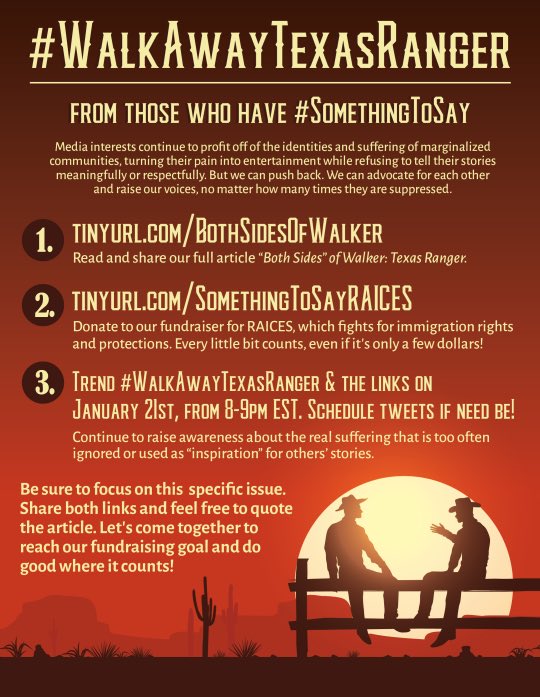 oceanackles's tweet photo. W4lker is yet again another off base attempt to make commentary on social issues without actually addressing the repeated censorship of queer and bipoc voices on this show and on so many others on the same network. it’s time to change that #WalkAwayTexasRanger #SomethingToSay https://t.co/KPpMc8BjZa
