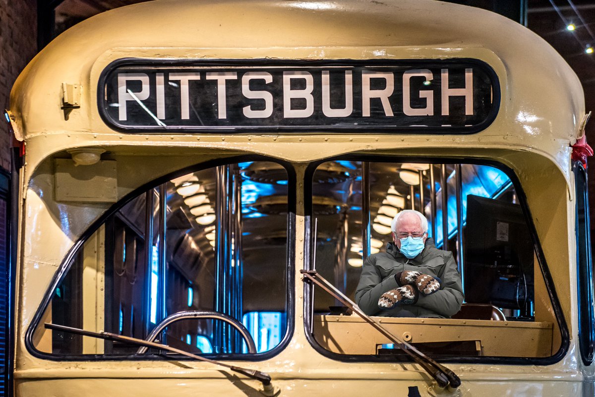 I didn't want to do the Bernie thing. I didn't. But I also had too many ideas as soon as I saw the meme to ignore it. Tried to do a little more than just plopping him into random scenes around #Pittsburgh, and these were fun to do. Enjoy.