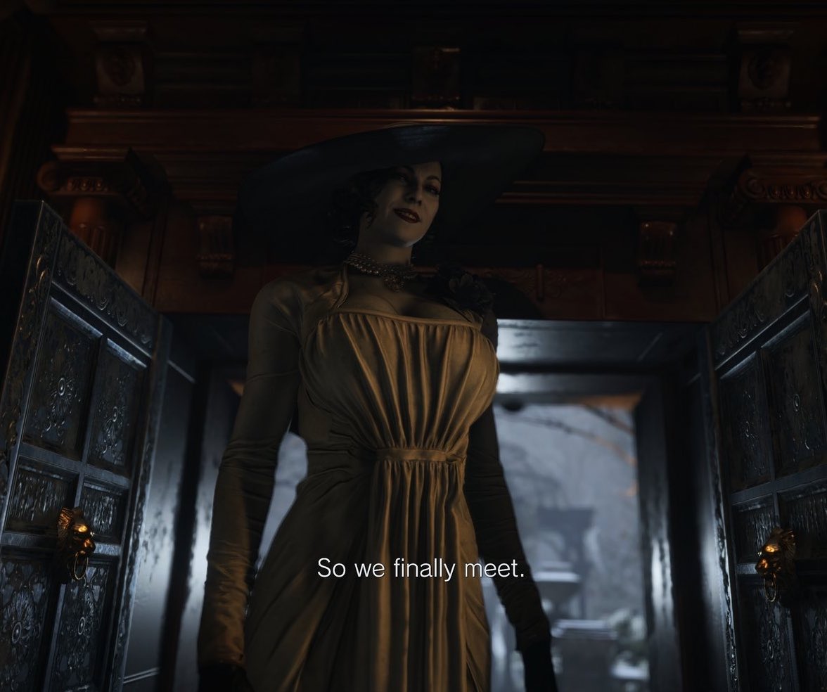 (New Pinned)

Lady Dimitrescu 

*looks down at the reader with a lustful smile*

Gender: Female (Optional Futa)

Age: ???

Species: Vampire

Sexuality: Bisexual

A little bit of experience to rp 

🔞 Lewd RP 🔞

#NSFWRP #LewdRP #MVRP #RERP