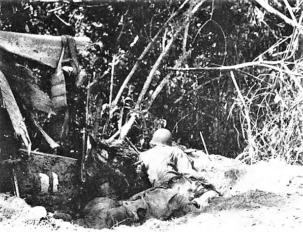 Despite help from the Australian veterans of the 18th Brigade, the advance to Sanananda Point was blocked for days.Since July, the Japanese had carefully prepared a meticulous network of bunkers.On Jan. 17 Sgt Patronis opted to crawl forward with 2 men, armed mainly w/grenades.