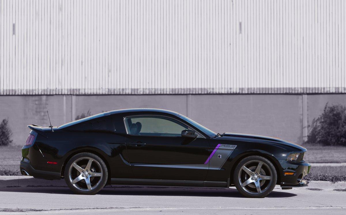 ROUSHPerf's tweet photo. #ThrowbackThursday! The 2012 ROUSH Hyper Series Mustangs were based on a Black Mustang and limited to just four appearance packages. Mat It Mango, Launch It Lemon, Gas It Green, and Punch It Purple. Only 100 units were ever produced.
#ROUSHPerformance #HyperSeries #ROUSHMustang https://t.co/si3b4IWksL