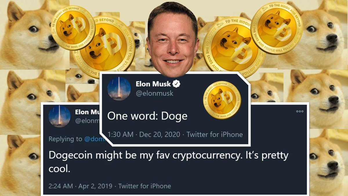 All it takes is one word... $Doge Right? @elonmusk 😎 #dogecoin #dogearmy  #Dogetothemoon
