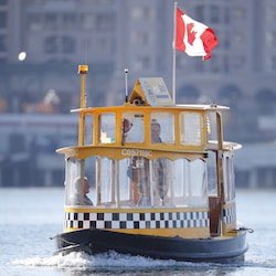 douglaskoke's tweet photo. This morning, some guy in Victoria stole a water taxi, taking Vic PD  and the coast guard on a low-speed chase in circles around the harbor  for a couple hours. 

Mystifyingly, people here seem genuinely pissed, rather than delighted that we live in a Benny Hill sketch. https://t.co/dQJLXUE7Jc