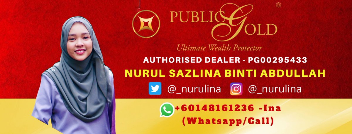 Nurul Sazlina | PG00295433Authorised Priority Dealer Public Gold http://www.wassap.my/60148161236&nbsp;Yang belum mampu letak target nak simpan 1 gram 1 bulan. Dgn Public Gold, anda blh simpan serendah RM1OO, hari ini dpt 0.3+ gram. Tak ada komitment bulanan pun, simpan percuma & tiada had.