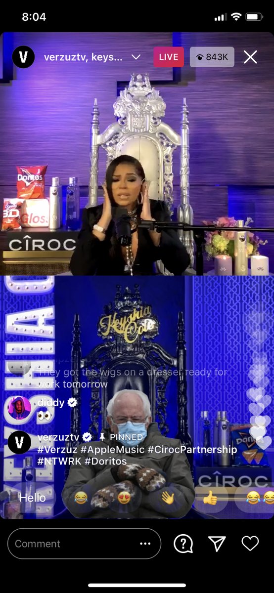 ashleyt531's tweet photo. Bern!!! #Verzuz   Diddy was shocked! 👀 https://t.co/WQJIfTUJEa
