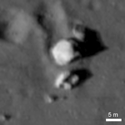 And just because we can and have, here's the Station 6 blocks (including the largest "Tracy's Rock") imaged by NASA's Lunar Reconnaissance Orbiter on July 28, 2010 (LROC observation # M134991788R) Read more:  http://lroc.sese.asu.edu/posts/759&nbsp;